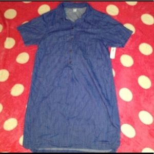 ▪️O l d N a v y▪️Blue Jean Shirt Dress